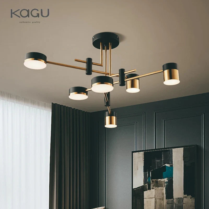 Afralia™ Nordic Chandelier: Luxury Modern Minimalist Living Room Dining Room Bedroom Lamp