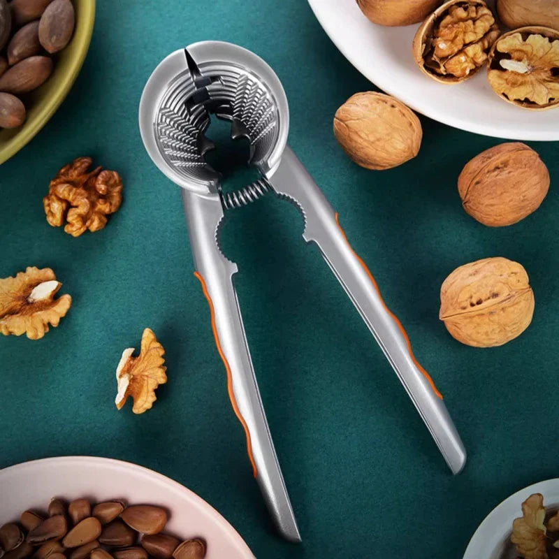 Afralia™ Nut Cracker Pliers Hazelnut Walnut Chestnut Clip Kitchen Tool Shell Opener