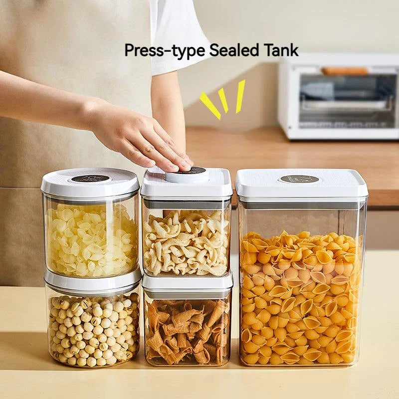 Afralia™ Cereal & Snack Storage Box: Moisture-proof Kitchen Container for Dry Goods