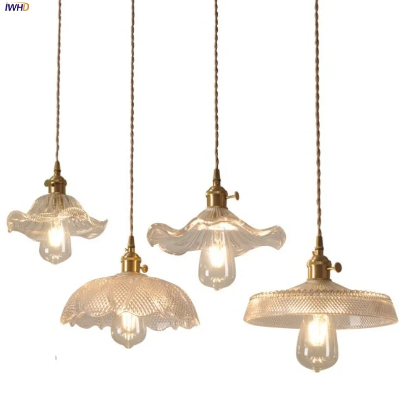 Afralia™ Glass LED Pendant Lamp: Nordic Modern Design, Adjustable Hanging Light Fixture