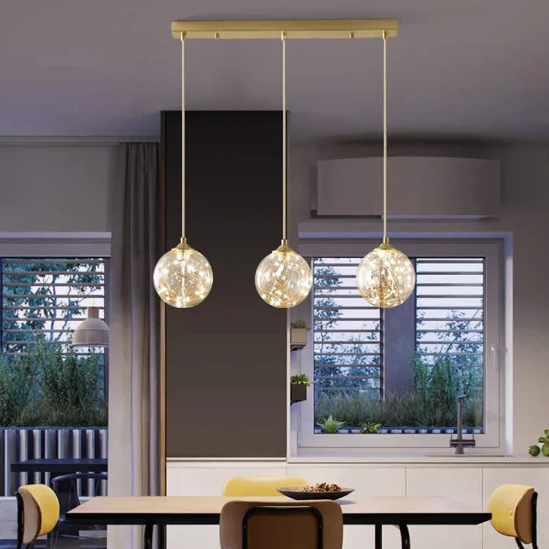 Afralia™ Modern Chandeliers: Dining Room Pendant Lights for Ceiling - Indoor Hanging Lamps