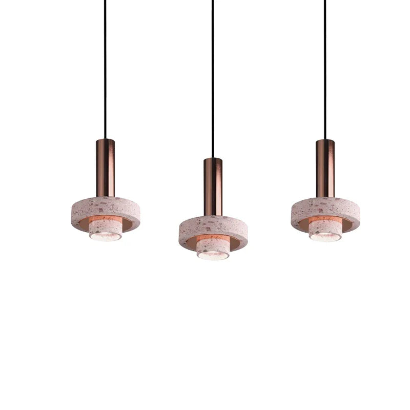 Afralia™ Marble Stone Pendant Lights LED for Modern Small Bar Decor & Dining Room