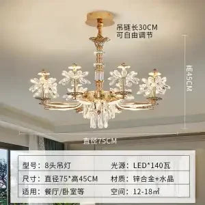 Afralia™ Vintage Dining & Bedroom Chandelier – French Style Light Luxury Living Fixture