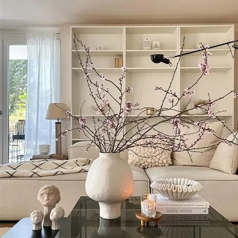 Afralia™ Hammer Pattern Ceramic Vase for Desk Decoration and Flower Arrangement