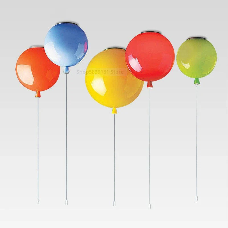 Afralia™ Acrylic Balloon Ceiling Lights: Modern Nordic Living Room Bedroom Lighting Fixture