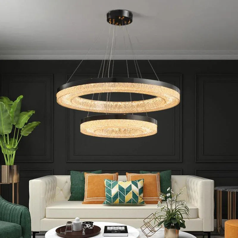 Afralia™ Copper Resin Remote Control Pendant Lamps for Modern Minimalist Living Dining Kitchen Bedroom