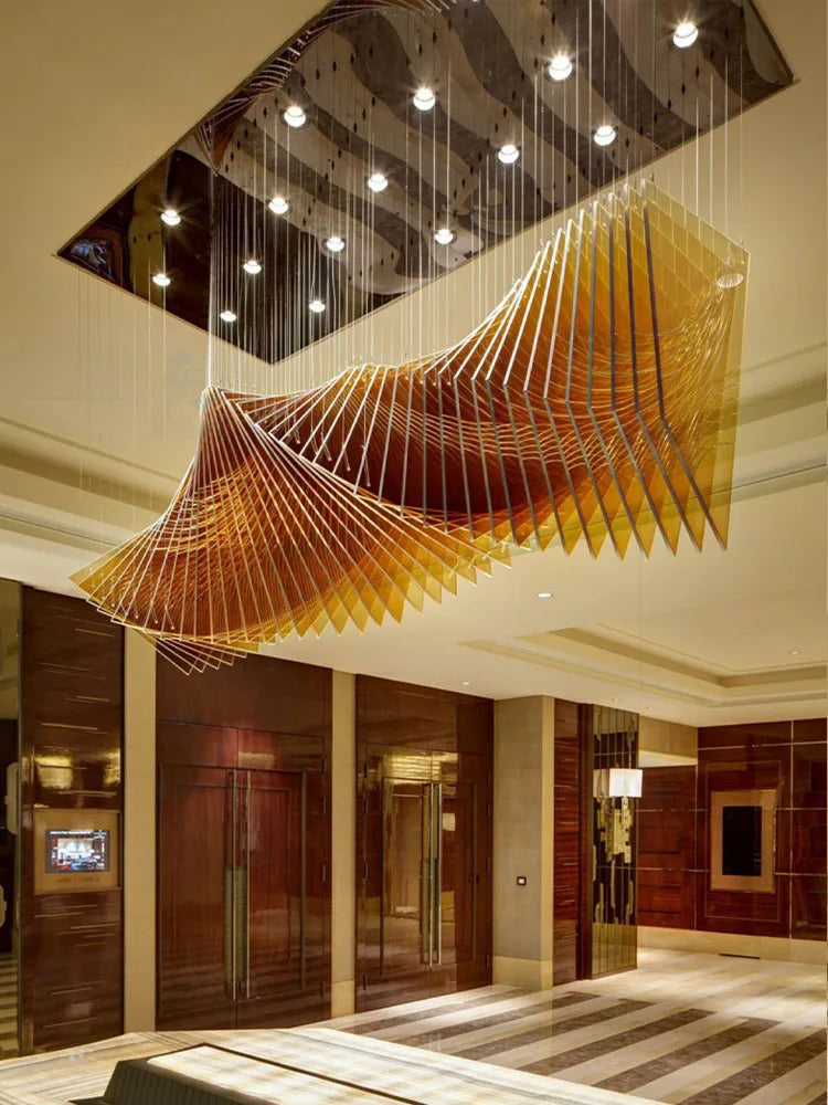 Afralia™ Designer Chandelier for Dining, Bar, & Hotel Lobby