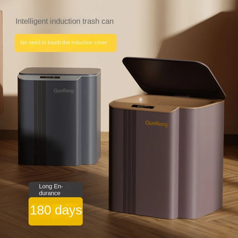 Afralia™ 20L Smart Sensor Trash Can: Luxury Garbage Bucket for Kitchen, Bathroom, and Toilet