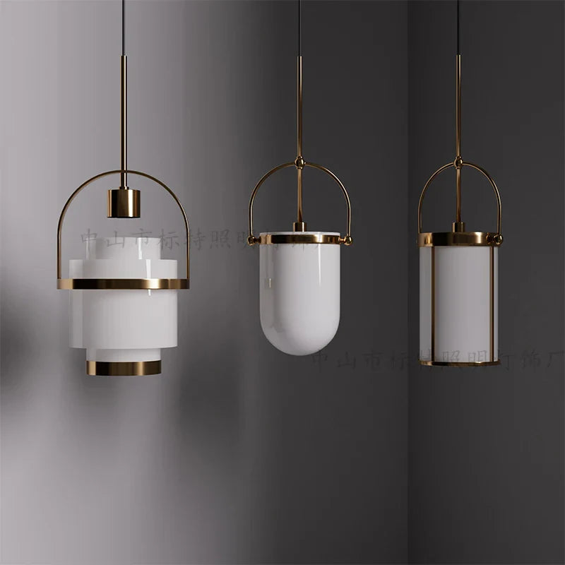 Afralia™ Minimalist Metal Chandelier for Restaurant Bar & Home Decor