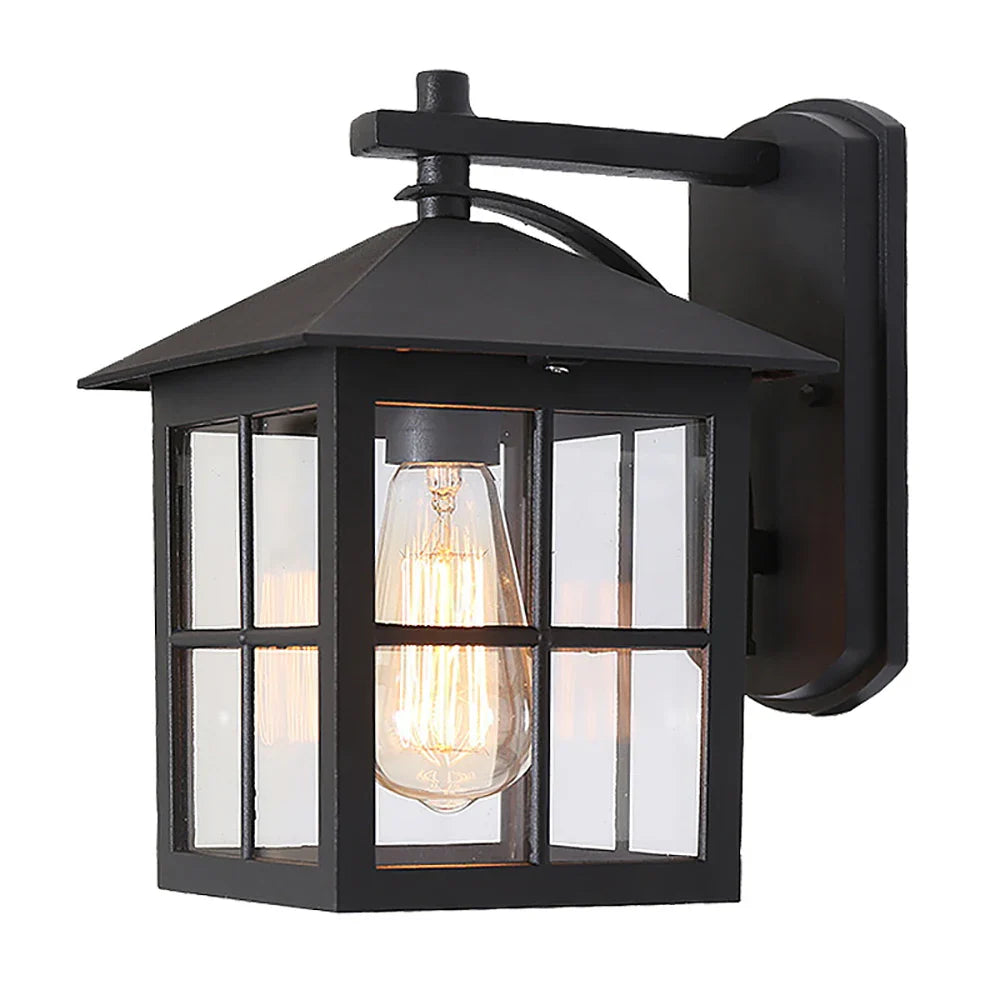 Afralia™ Outdoor Vintage Wall Lamp E27 Sconce Light Fixtures Retro LED Porch Yard Lighting