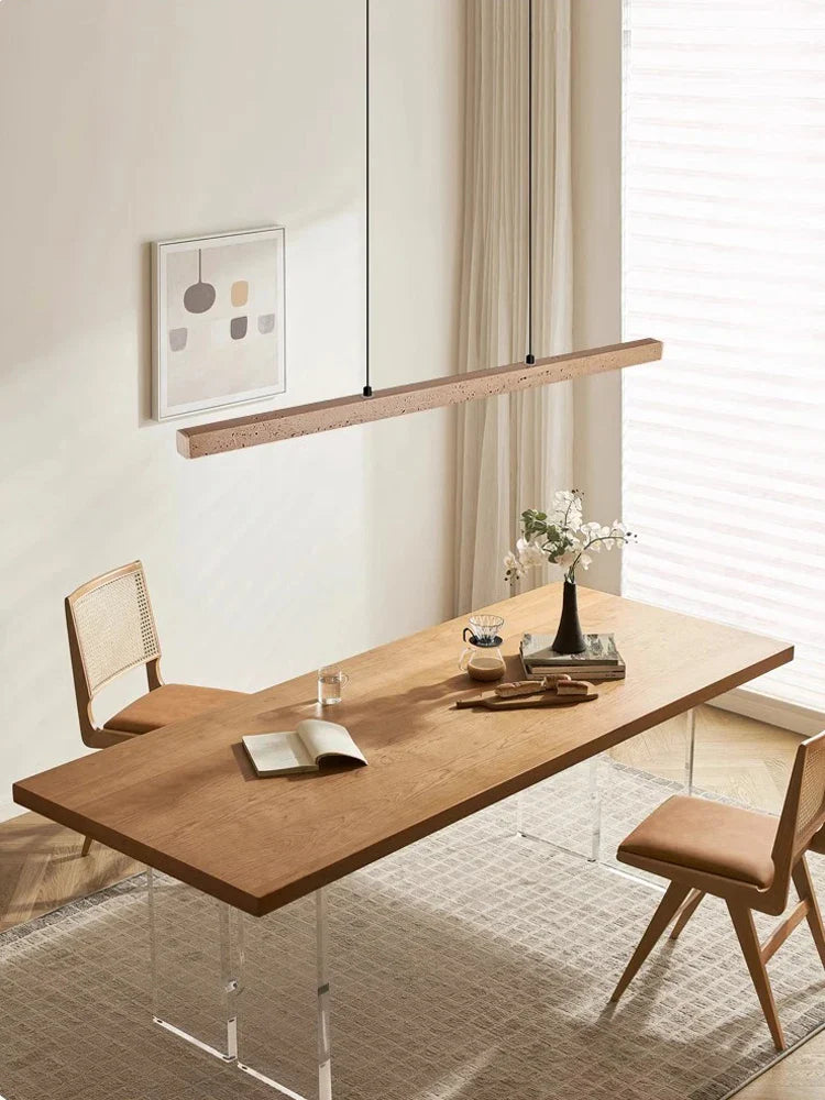 Afralia™ Natural Stone Design Chandelier Lighting Dimmable LED Pendant Light