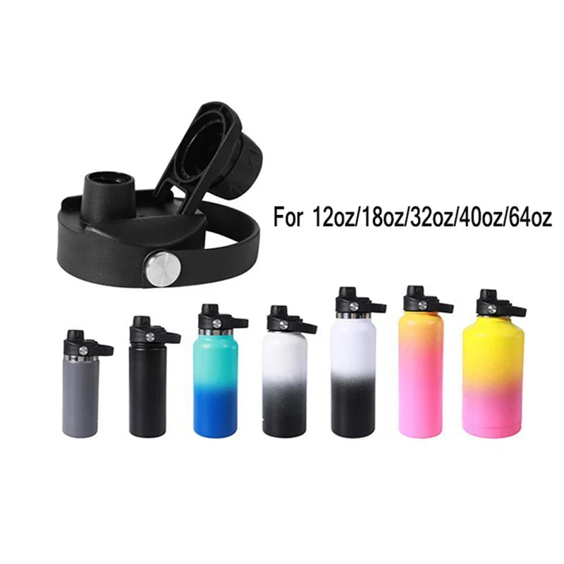 Afralia™ Wide Mouth Stainless Steel Vacuum Flask Lid for 12-64oz Water Bottle