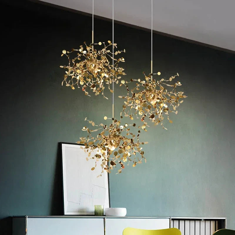Afralia™ Modern Luxury Ceiling Chandelier for Living Room and Dining Room Lighting