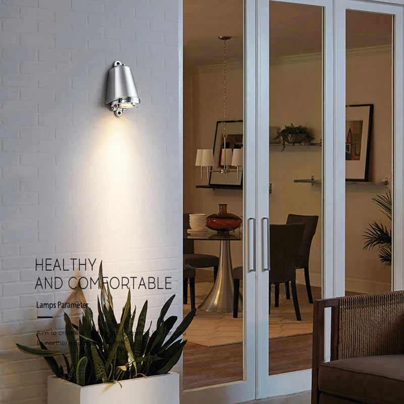 Afralia™ Nordic LED Wall Lamp for Indoor & Outdoor, Waterproof Sconces for Home Decor & Lighting