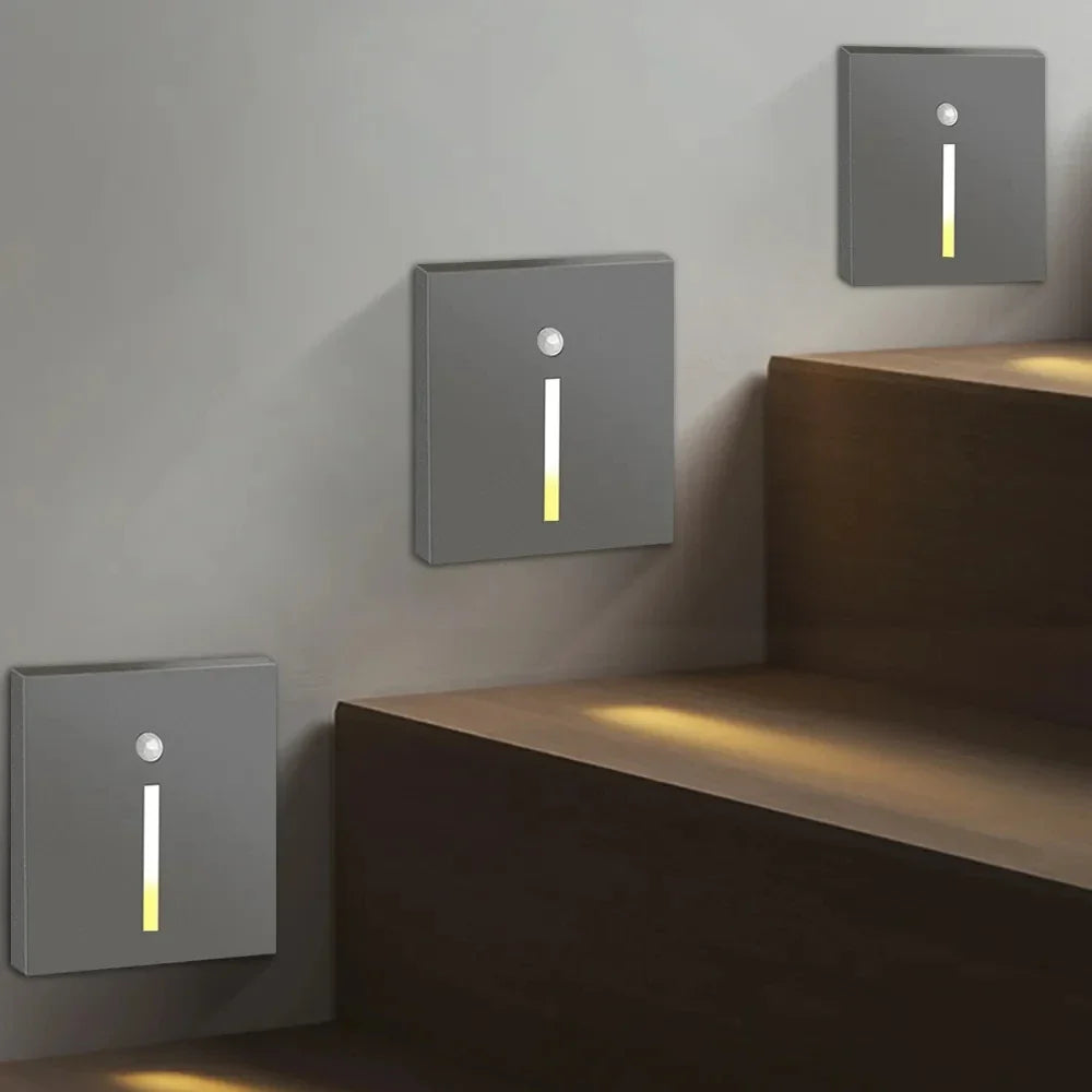 Afralia™ Motion Sensor LED Wall Lamp for Indoor Room Decor, Stair, Hall, Kitchen, Bedroom