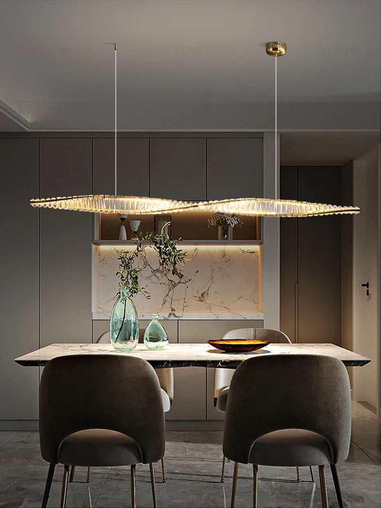 Afralia™ Crystal Chandelier: Modern Luxury for Dining Room and Bar