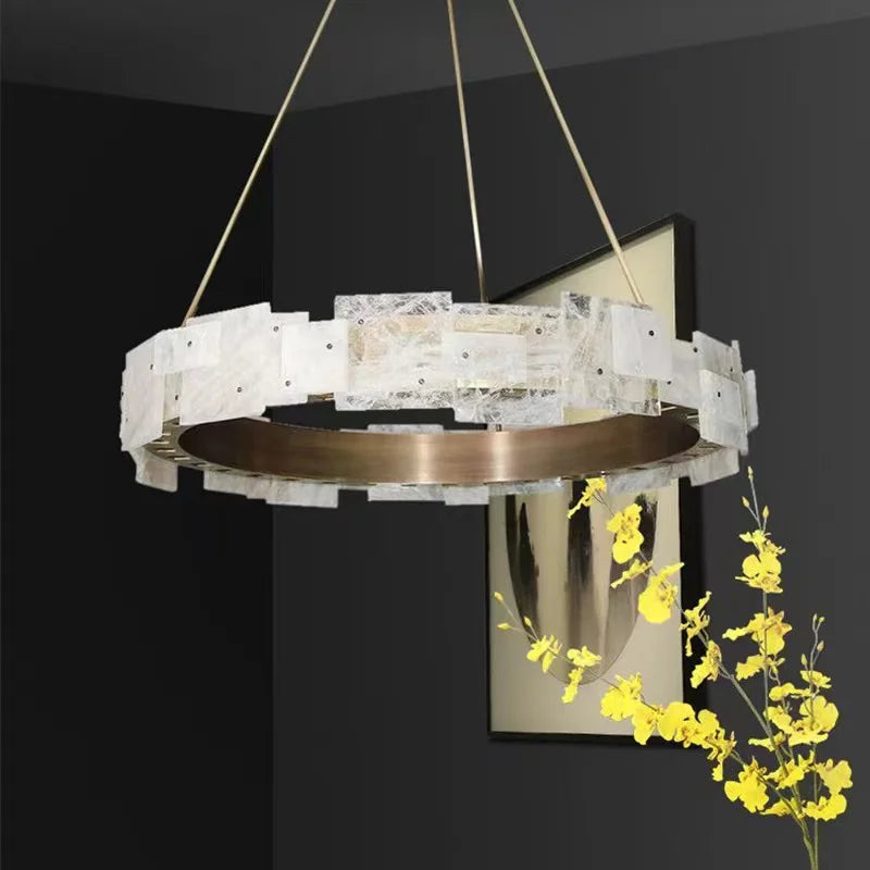 Afralia™ Cloud Glass Chandelier LED Pendant Light for Parlor Bedroom Dining Room.
