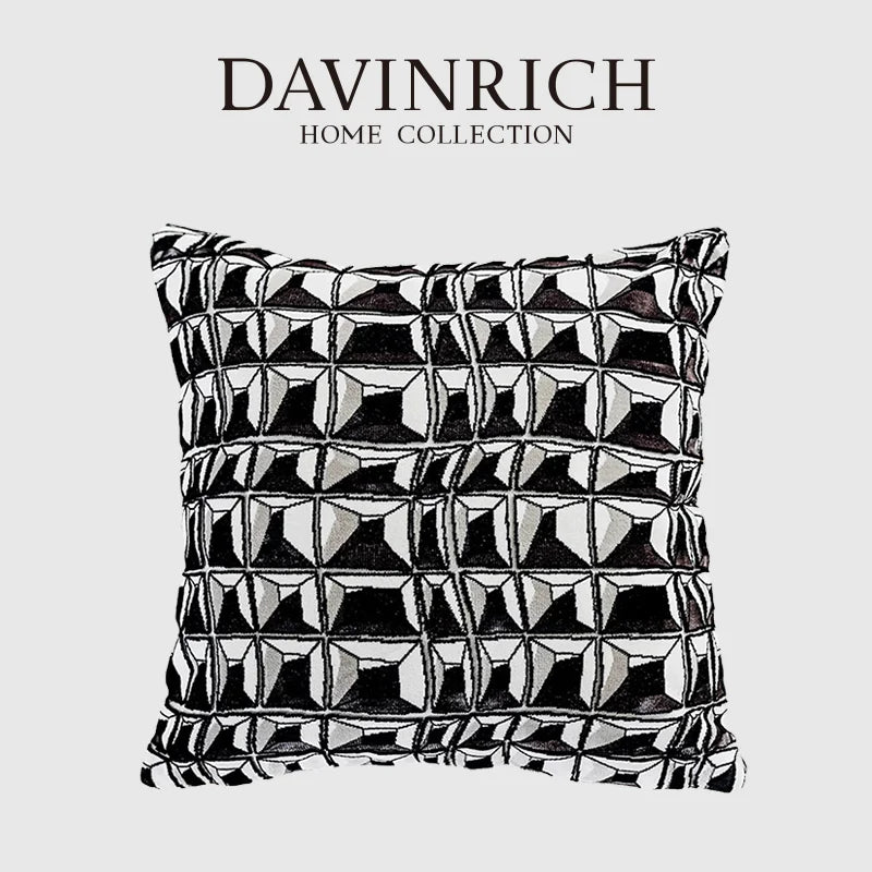 Afralia™ Modern Medieval Vintage Square Cushion Cover for Sofa Bed