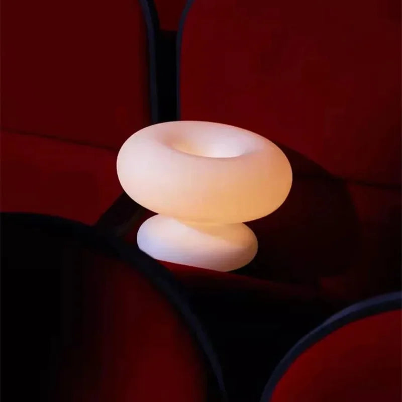 Afralia™ Nordic Glass Mushroom Table Lamp for Living Room Sofa Sides Reading Floor