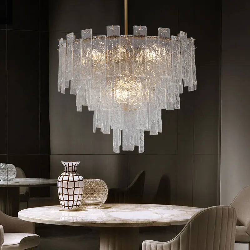 Afralia™ Crystal Chandelier: Modern LED Pendant Light for Home Decor