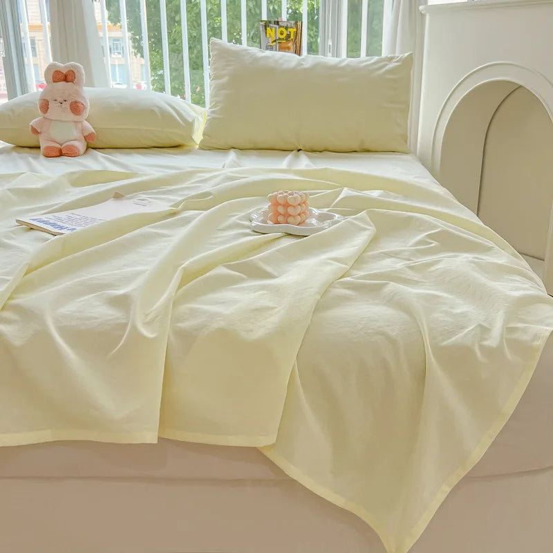 Afralia™ Checkered Single Bed Sheet - Skin-Friendly and All Seasons Bed Linen