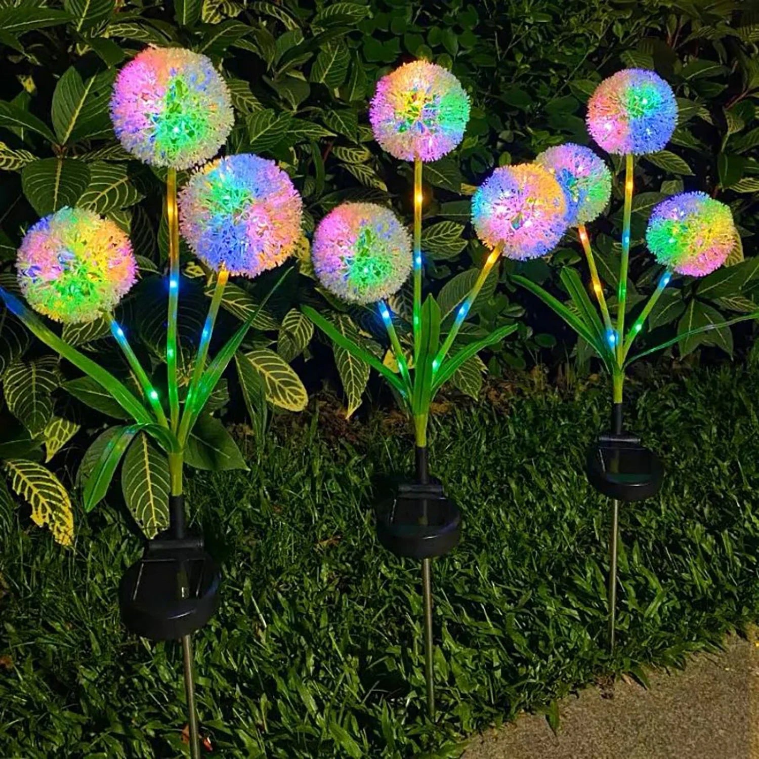 Afralia™ Solar Dandelion Lamp: Colorful Outdoor Garden Light, Waterproof & Decorative