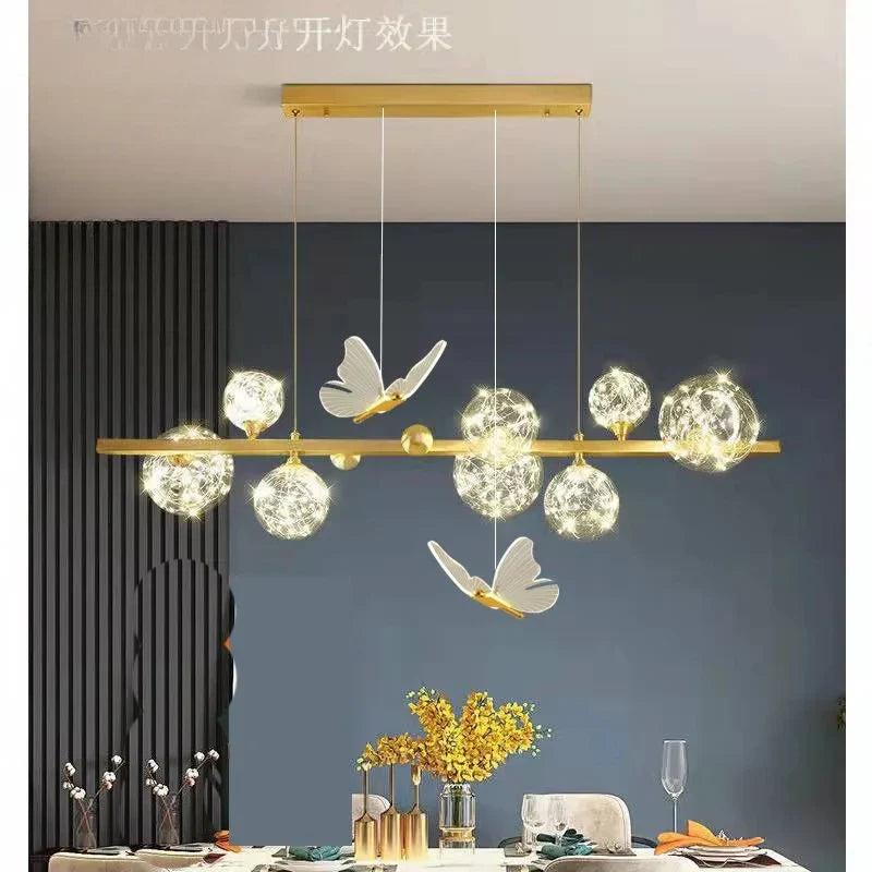 Afralia™ Modern Chandelier Pendant Lamp for Dining Room Ceiling Lighting