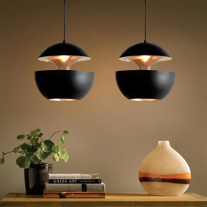 Afralia™ Industrial Style LED Pendant Light for Restaurant, Kitchen, and Home Decor
