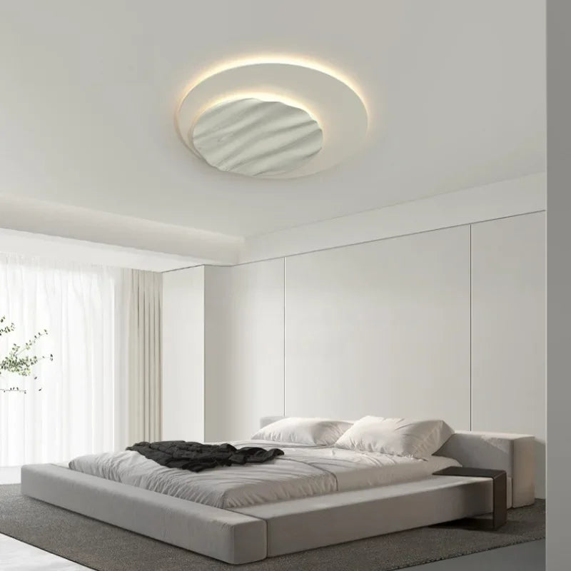 Afralia™ LED Chandelier Ceiling Light Modern Minimalist Design for Bedroom Dining Living Room