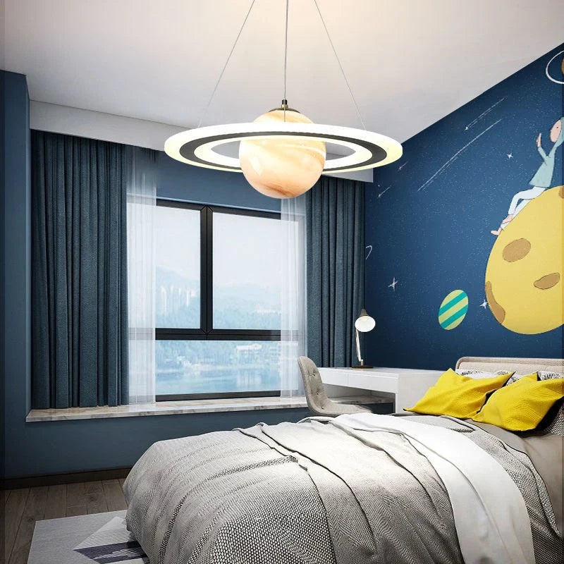 Afralia™ Planet Lamp: Creative Earth Design for Kids' Room, Space Theme Lighting