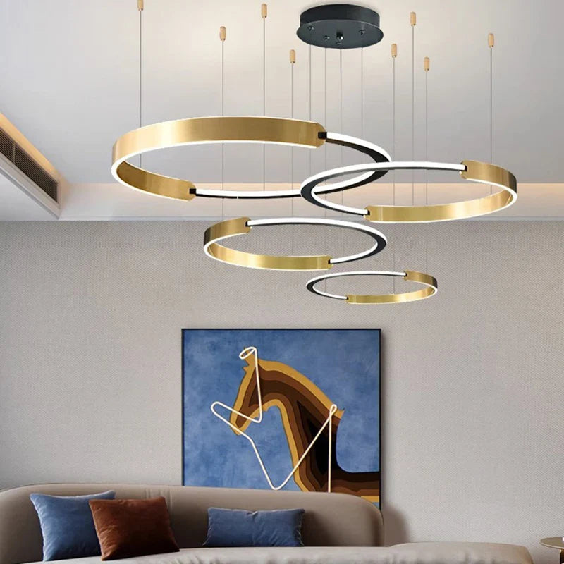 Afralia™ Modern LED Pendant Chandeliers for Living and Dining Room Lighting