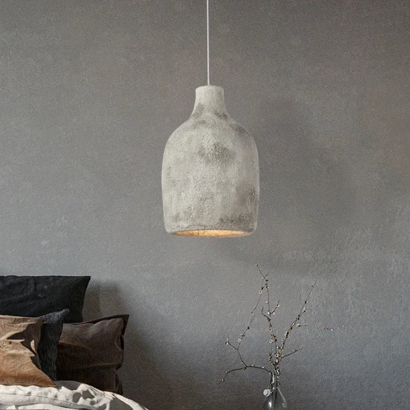 Afralia™ Nostalgic Cement Pendant Chandelier for Dining Room, Foyer, and Bedroom