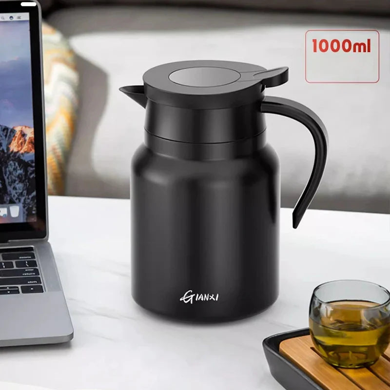 Afralia™ Smart Temperature Display Stewing Teapot with Ceramic Liner for Tea Brewing