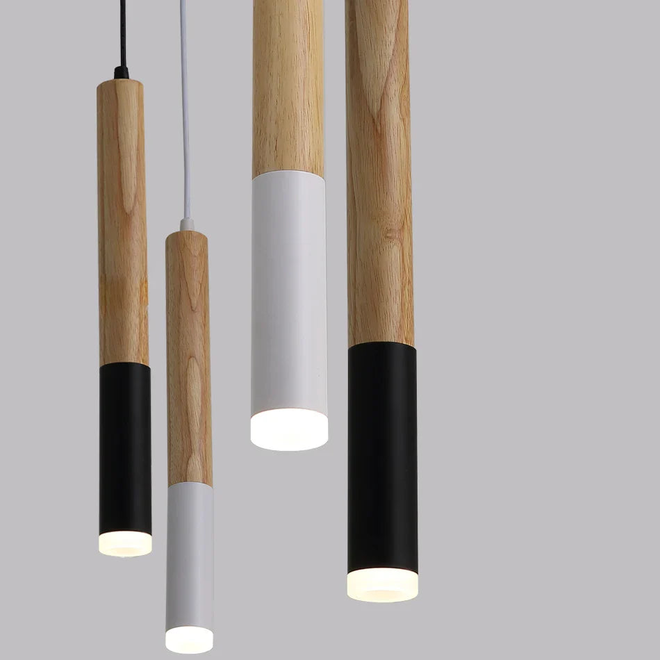 Afralia™ Long Tube LED Pendant Light for Dining, Living, Kitchen, Shop, Bar, Cafe
