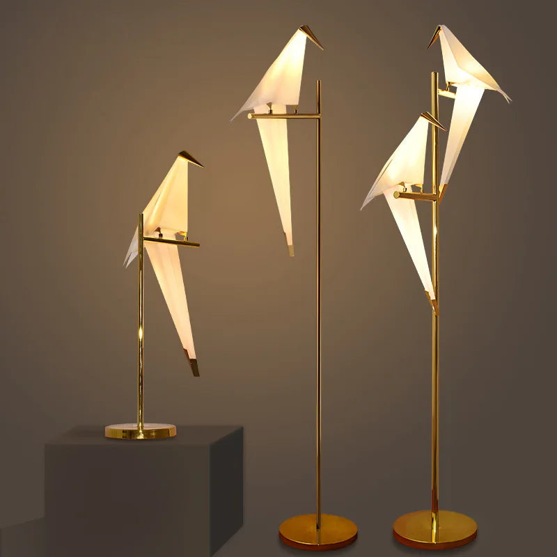 Afralia™ Bird LED Floor Lamp for Living Room & Bedroom