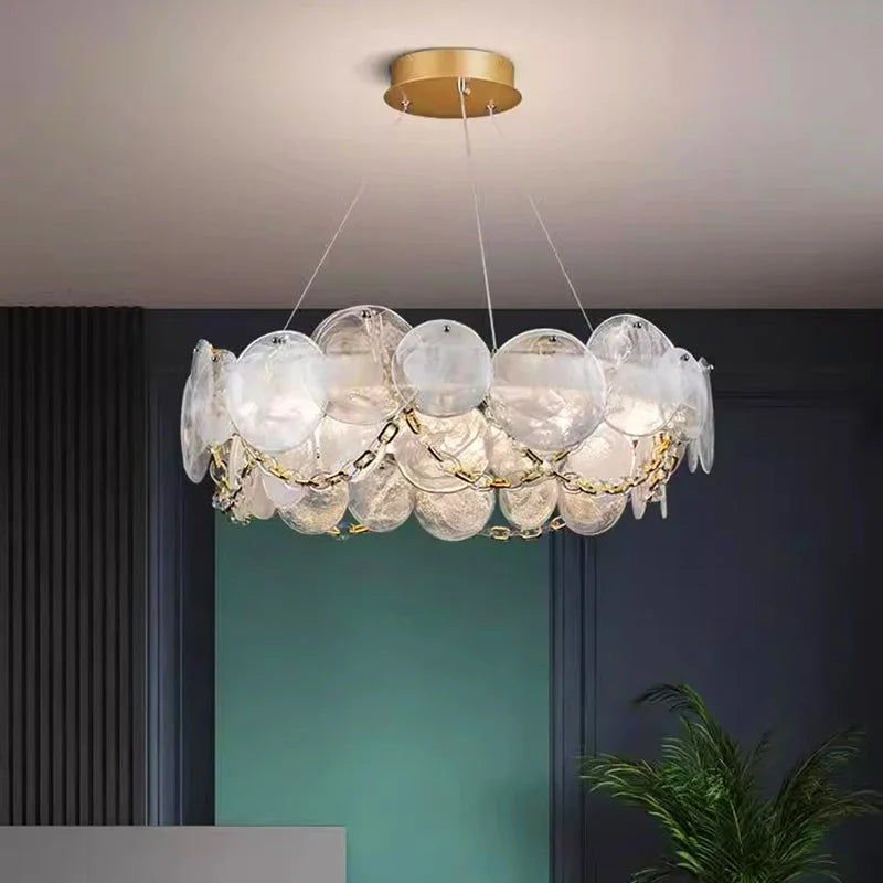 Afralia™ Nordic Bedroom LED Pendant Chandelier - Ceiling Lamp for Living Room