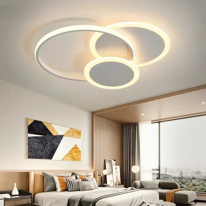 Afralia™ Nordic Minimalist LED Ceiling Light for Bedroom, Living Room, Restaurant - Home Decor Lighting