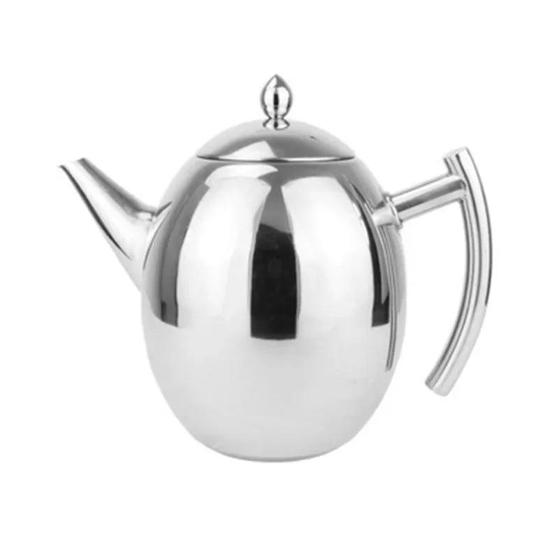 Afralia™ Stainless Steel Tea Infuser Teapot Set with Chinese Strainer for Kitchen Dining