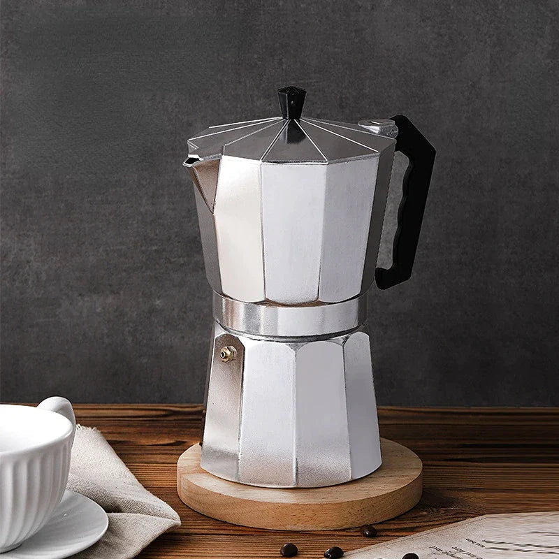 Afralia™ Stove Espresso Maker Italian Coffee Pot 450ml Home Brewing Essentials