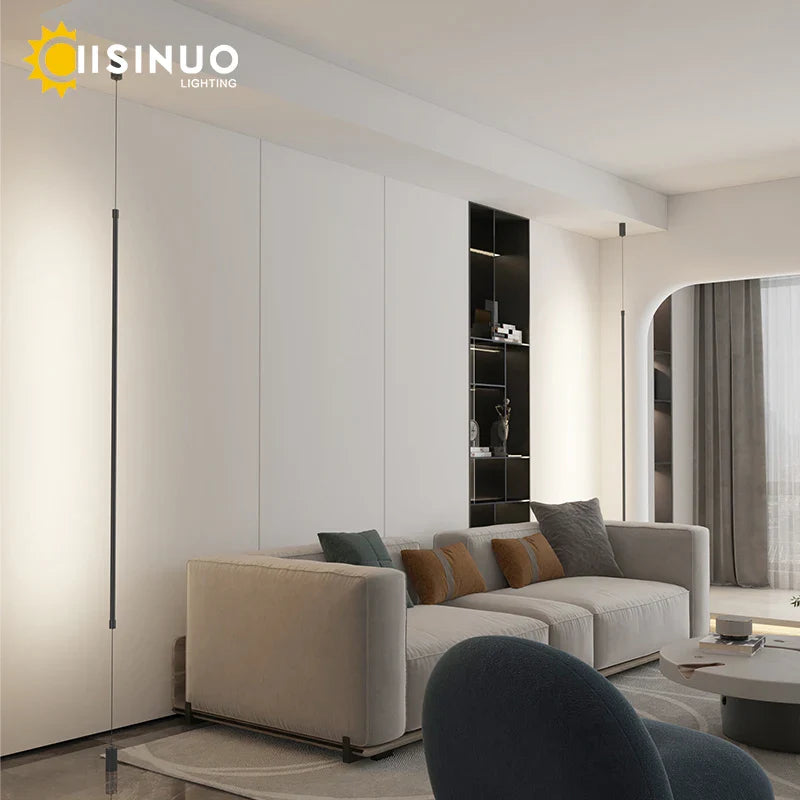 Afralia™ Modern LED Floor Lamp for Living Room Decor