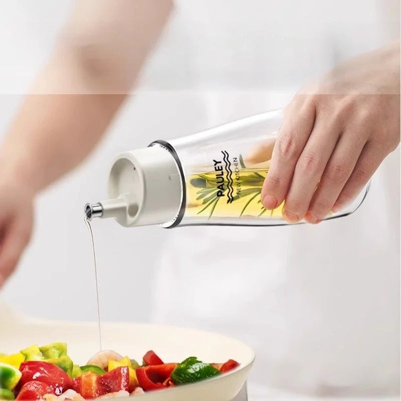 Afralia™ Glass Seasoning Bottle Set for Cooking: Oil, Vinegar, Soy Sauce, Barbecue Spray