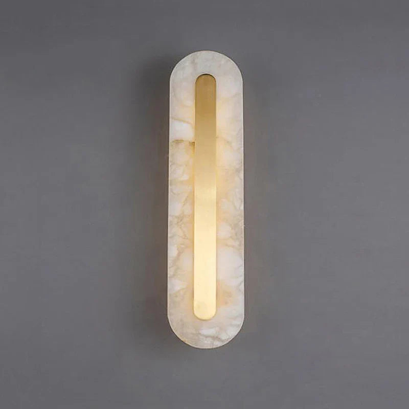 Afralia™ Marble Wall Lamp Minimalist Luxury Bedroom Bedside Sconce