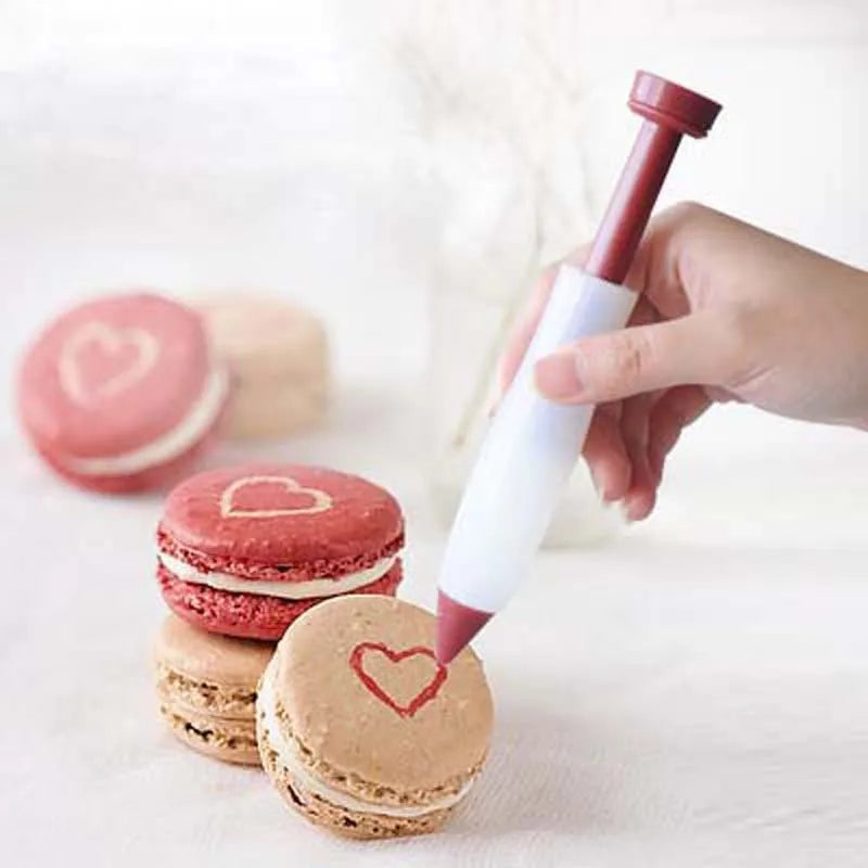Afralia™ Silicone Cake Decorating Pen for Baking and Pastry Writing.