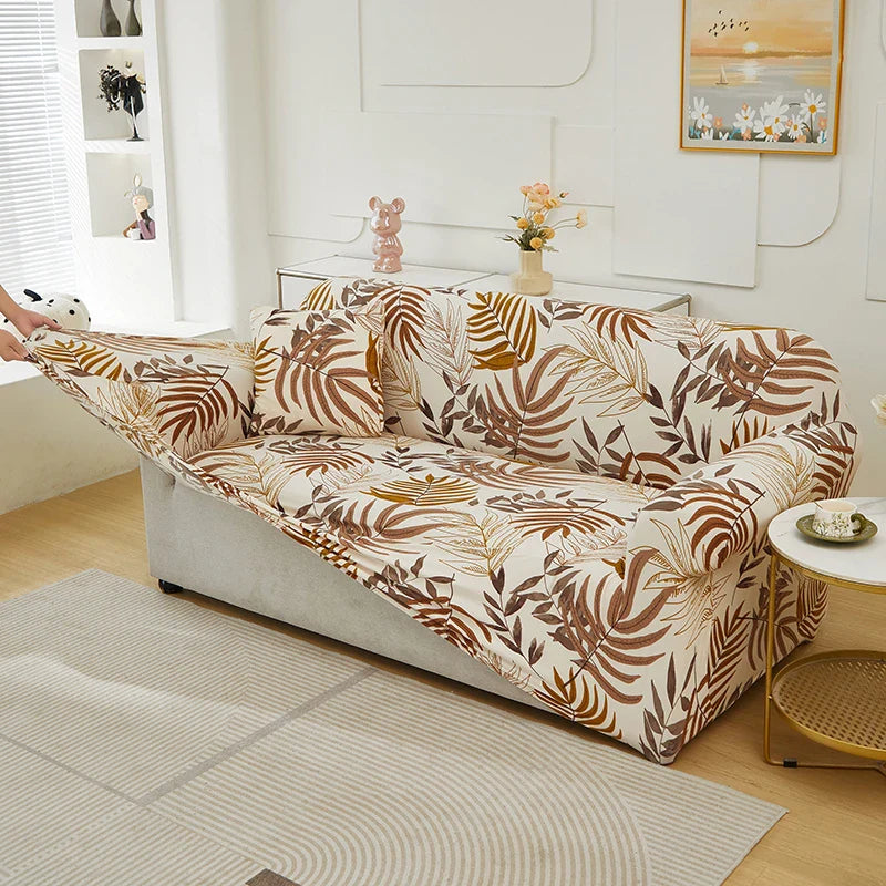 Afralia™ Stretch Sofa Cover Slipcover Print Couch Protector for 3 Seater