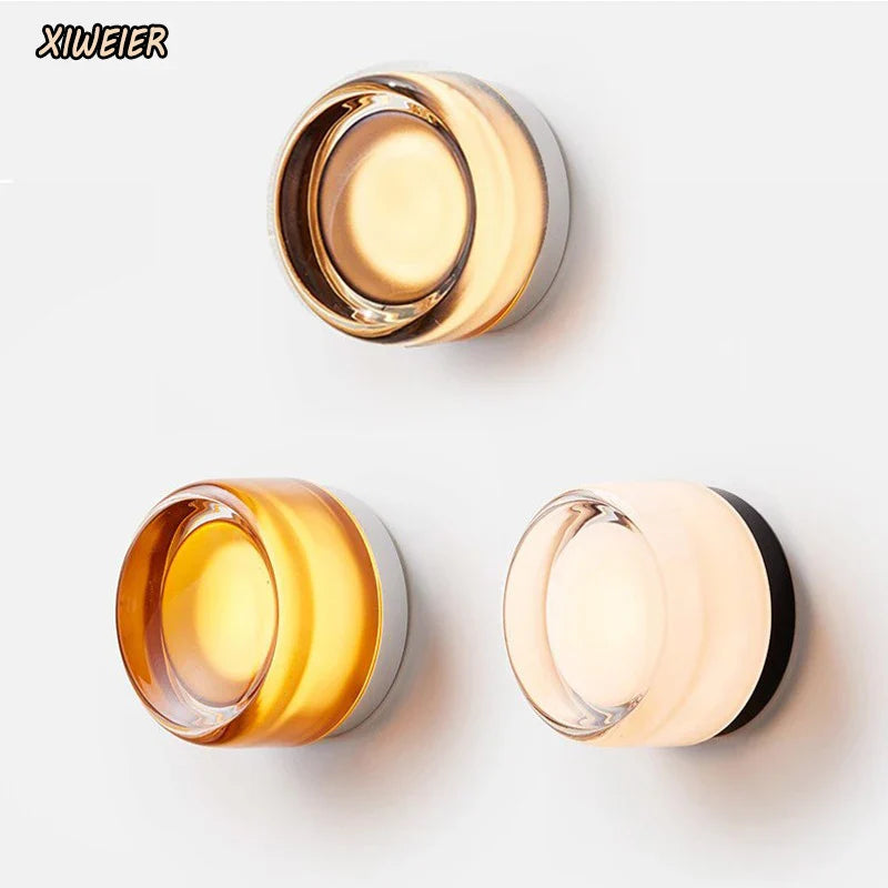 Afralia™ Modern Luxury Wall Lamp for Corridor Bedside Mirror, Designer Balcony Ceiling Light