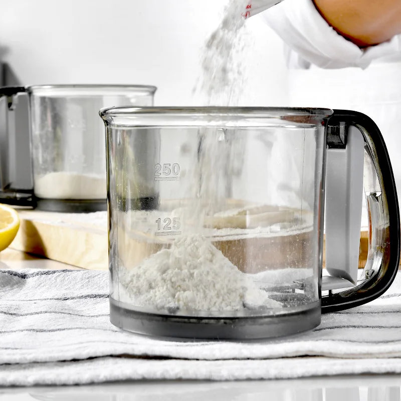 Afralia™ Flour Sifter Measuring Cup Baking Kitchen Tool