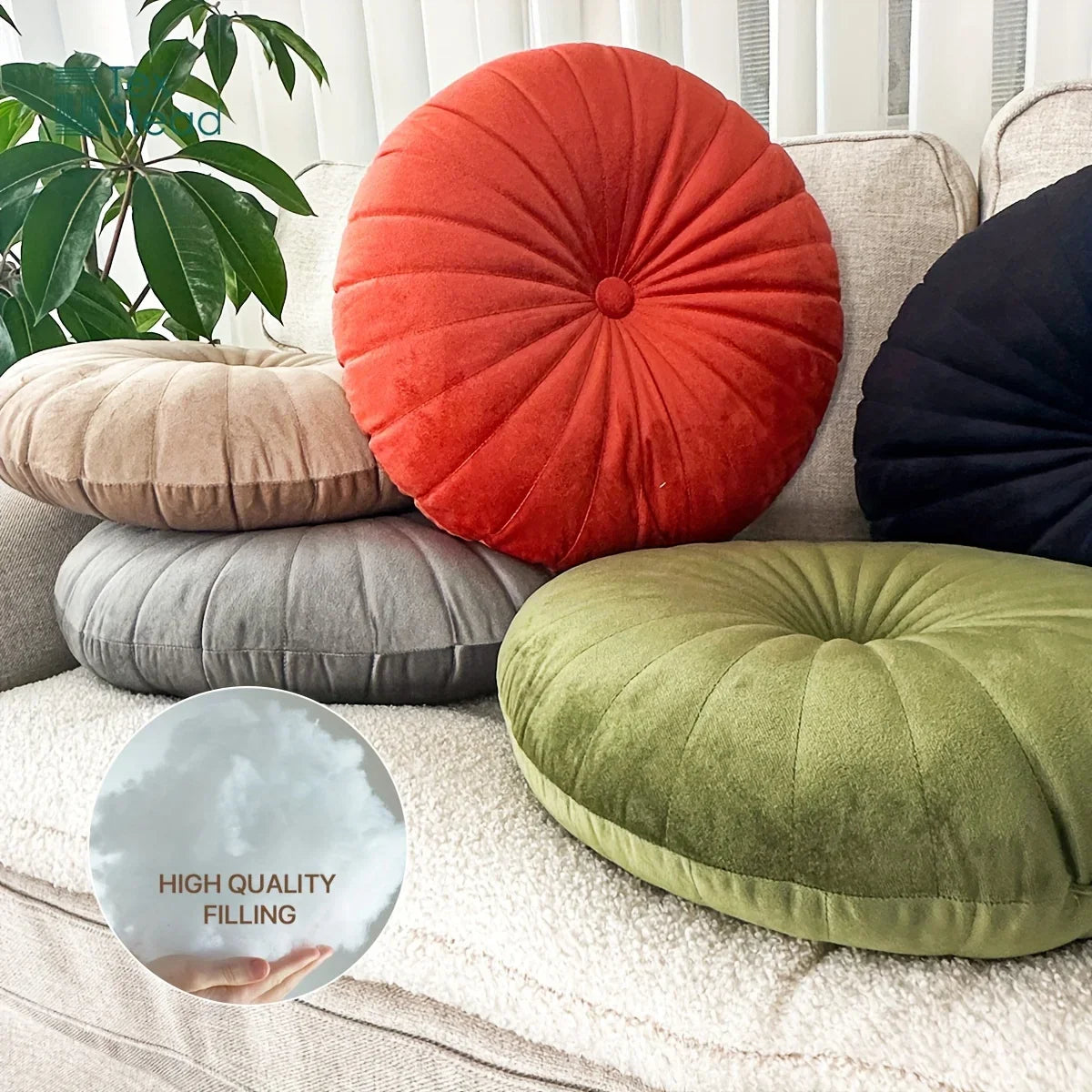 Afralia™ Floor Cushion: Soft, Durable, Comfortable Seat Cushion for Chairs and Sofas