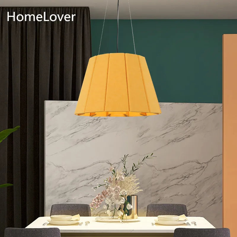 Afralia™ Echo Felt Pendant Light: Nordic Style, Creative Design, Color Lampshade, Living Room & Dining Lighting