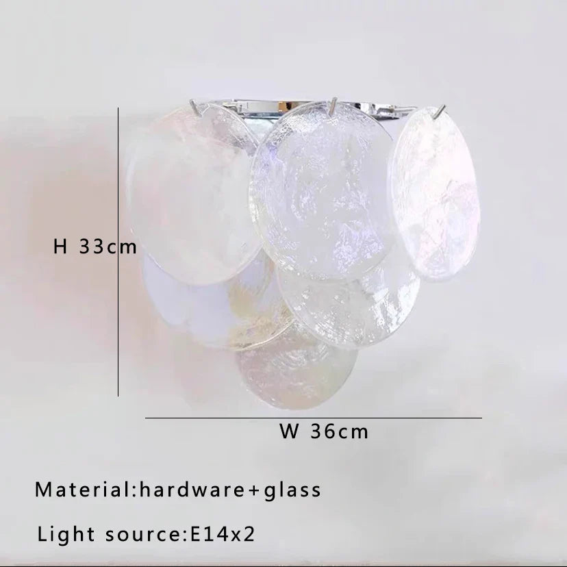 Afralia™ Milk-White Glass Ceiling Chandelier for Home Decor and Lighting