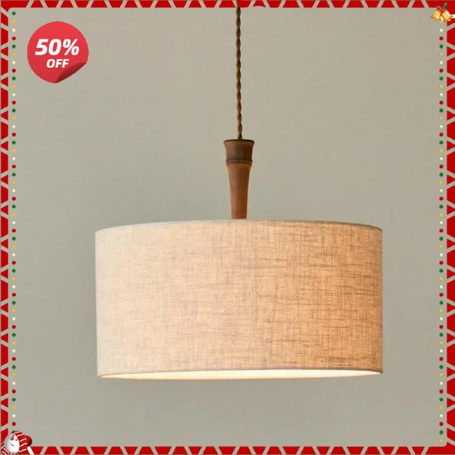 Afralia™ Walnut Chandelier: Stylish Lighting for Dining, Bedroom, Living Room